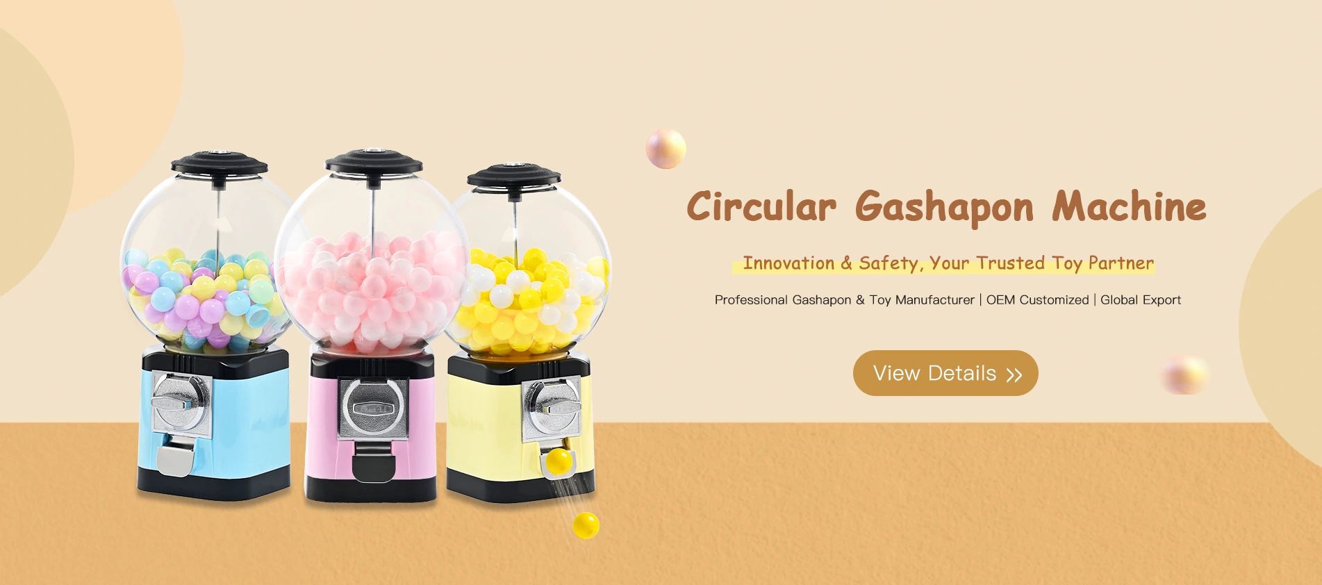 Kina Circular Gashapon Machine Factory