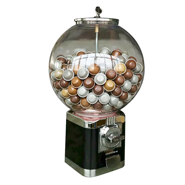 Cirkulär kaffekapsel Gashapon-maskin