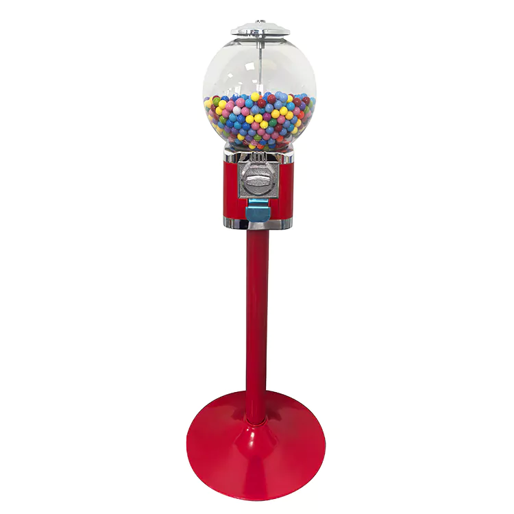 Cirkulär dubbelhuvud vertikal Gashapon-maskin